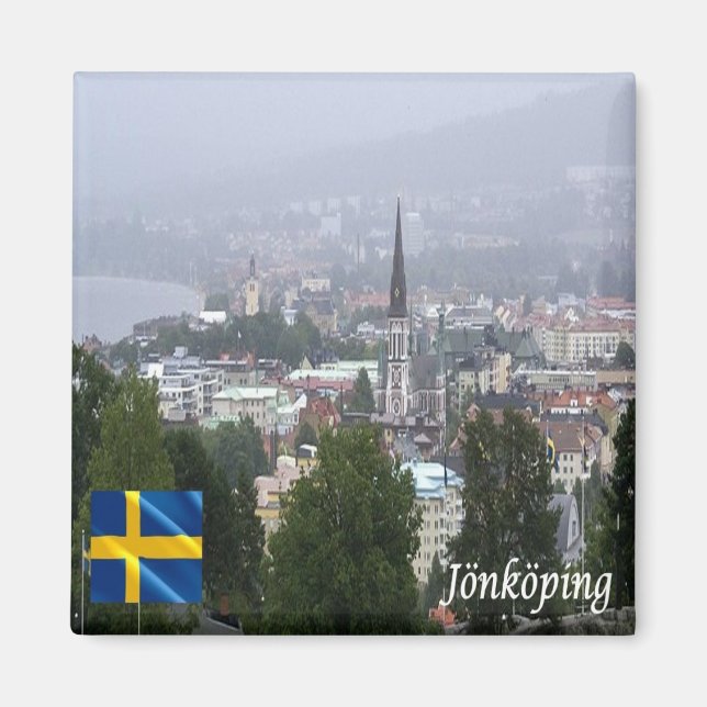zSE014 JÖNKÖPING, Sweden, Europe, Fridge  Magnet (Front)