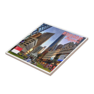 zSG012 SINGAPORE Raffles Place LION CITY, Tile