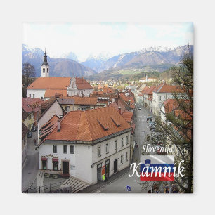 zSI011 KAMNIK, Slovenia, Europe, Fridge Magnet