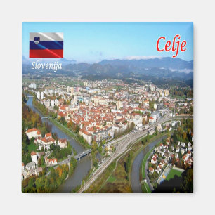 zSI014 CELJE, Slovenia, Europe, Fridge Magnet