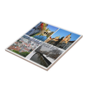 zSI016 LJUBLJANA, Slovenia, Europe, Tile