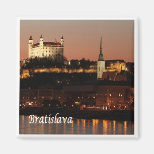 zSK005 BRATISLAVA, Slovakia, Europe, Fridge Magnet