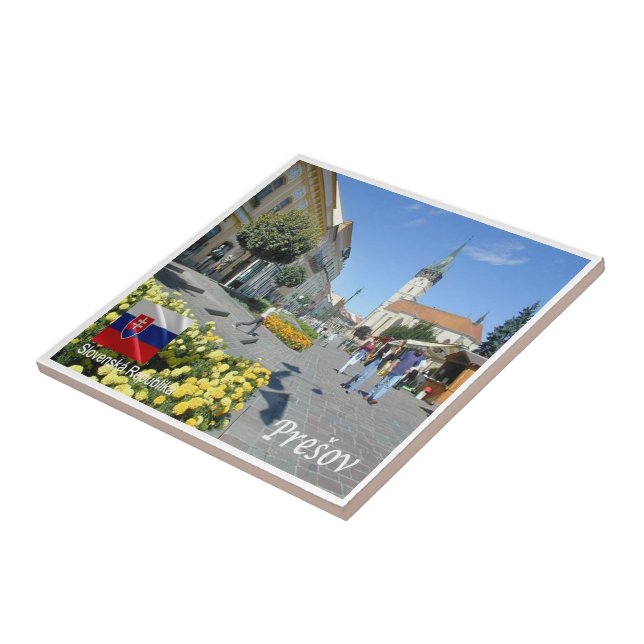 zSK009 PREŠOV, Slovakia, Europe, Tile (Side)