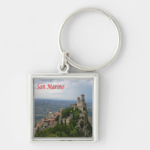zSM007 MONTE TITANO panorama, San Marino, Key Ring