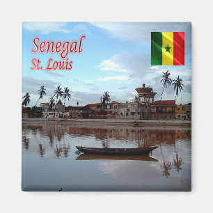 zSN011 SAINT LOUIS, Senegal, Africa, Fridge Magnet