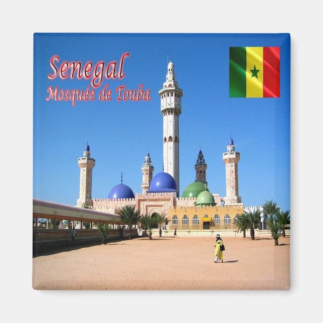 zSN012 SENEGA, Touba Moschee, Africa, Fridge Magnet (Front)