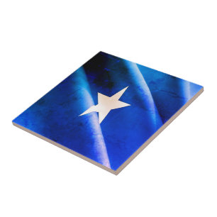 zSO002 SOMALIA, Waving Flag, Africa, Tile