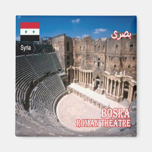 zSY011 PALMIRA, Roman Theatre in Bosra, Fridge Magnet