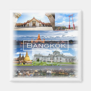 zTH003 mosaic of BANGKOK, Thailand, Asia, Fridge Magnet