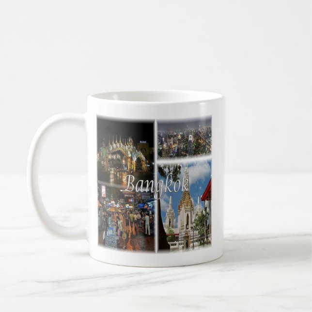 zTH008 mosaic of  BANGKOK, Thailand, Asia, Coffee Mug (Left)