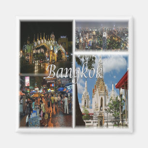 zTH008 mosaic of BANGKOK, Thailand, Asia, Fridge Magnet