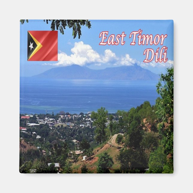 zTL006 DILI, East Timor, Asia, Fridge Magnet (Front)