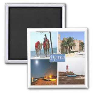 zTN017 DJERBA, Mosaic, Tunisia, Africa, Fridge Magnet