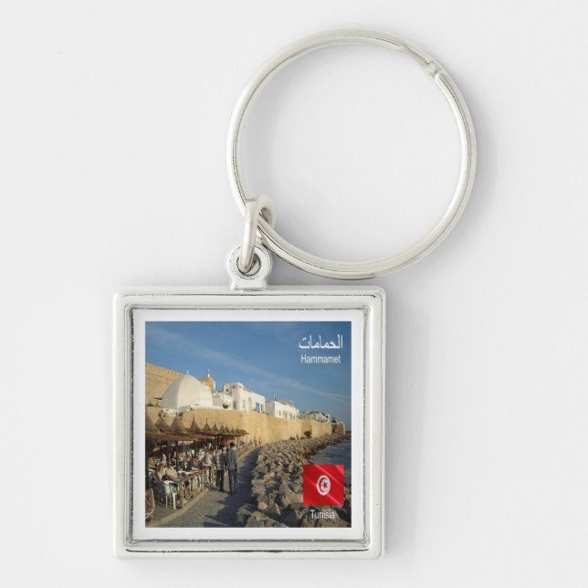 zTN019 HAMMAMET EL-ḤAMMĀMĀT, Tunisia, Key Ring (Front)
