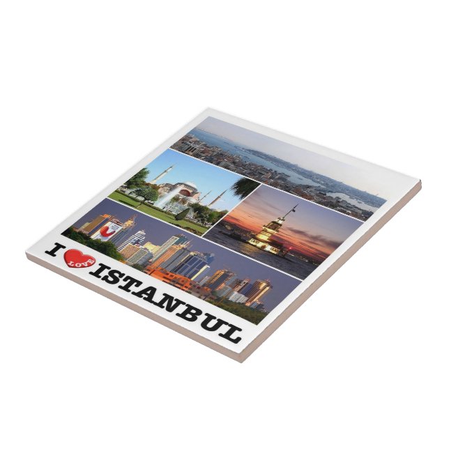 zTR011 ISTANBUL "I LOVE", Turkey, Europe, Tile (Side)