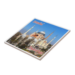 zTR018 BASILICA SAINT SOPHIA, Istanbul, Turkey Tile