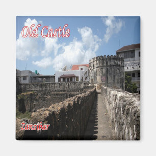 zTZ012 ZANZIBAR, The Old Castle, Tanzania, Fridge Magnet