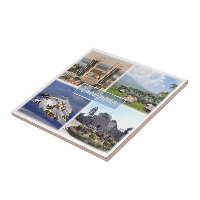 zTZ016 TANZANIA, Mosaic, Africa, Tile (Side)