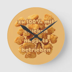 Zu 100% Mit Chicken Nuggets Betrieben Round Clock