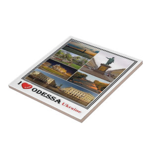 zUA003 ODESSA I LOVE, Ukraine, Europe, Fridge Ma Tile