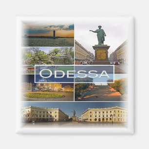 zUA005 ODESSA, Ukraine, Europe, Fridge Magnet