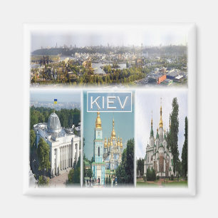 zUA006 KIEV, Ukraine, Europe, Fridge Magnet