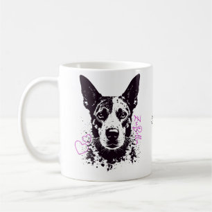 ZuBella Blue Heeler Dog Lovers Coffee Mug
