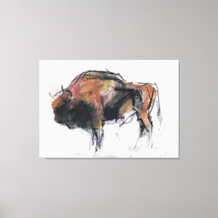 Zubre Bialowieza Canvas Print