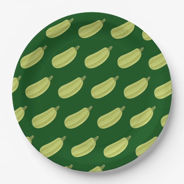 Zucchetta Paper Plate (Front)