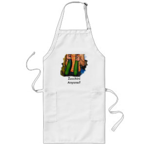 Zucchini Anyone? Long Apron
