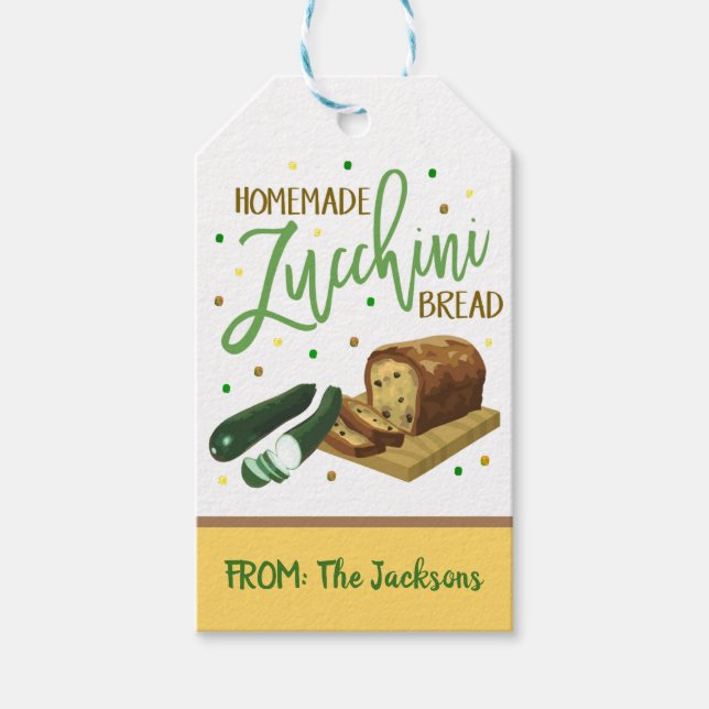 Zucchini Bread Gift Tag (Front)