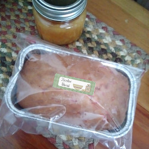 Zucchini Bread Label