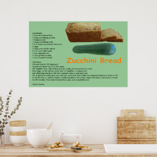 Zucchini Bread Recipe Print