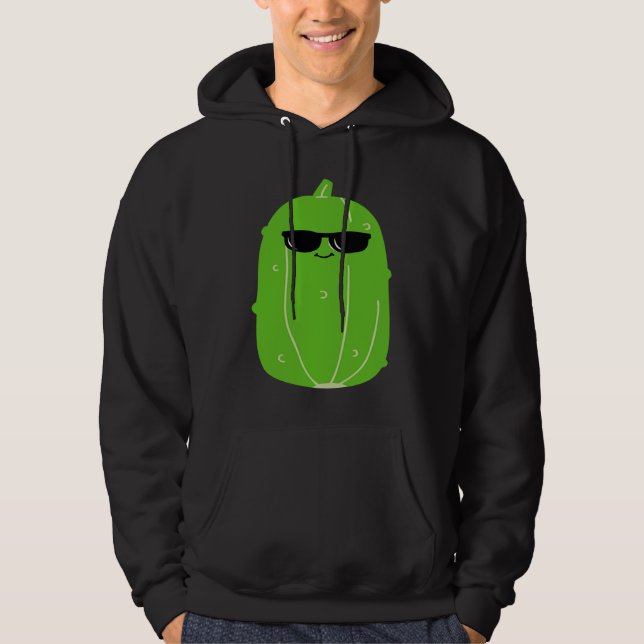 Zucchini Dad King Vegetable Fathers' Day Gardener Hoodie (Front)