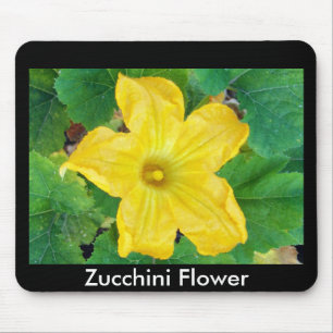 Zucchini Flower Mousepad