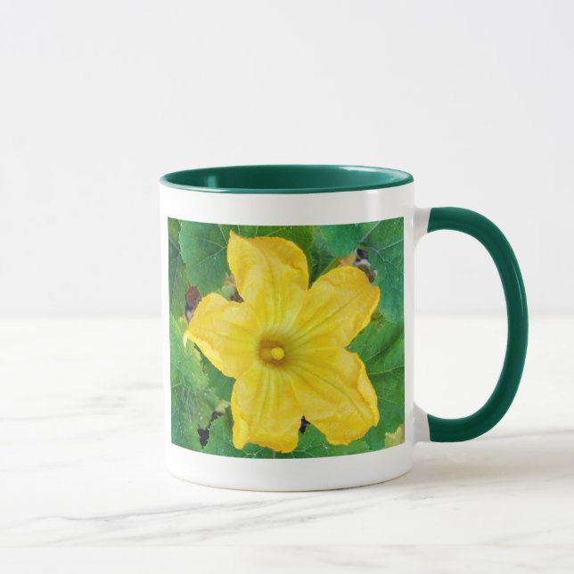 Zucchini Flower Mug (Right)