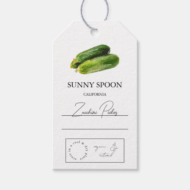 Zucchini Hang Tag (Front)