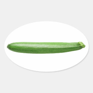 Zucchini Oval Sticker