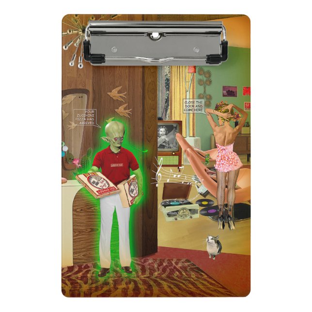 Zucchini Pizza Mini Clipboard (Front)