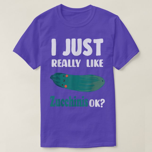 Zucchini Vegetable Noodles or Pasta Vegetarian Lov T-Shirt (Design Front)