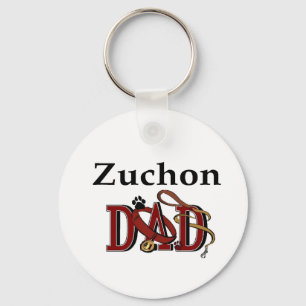Zuchon Dad Gifts Key Ring