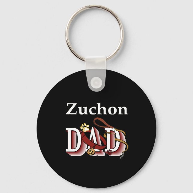 zuchon dad Keychain (Front)