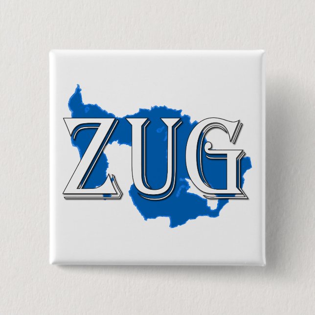 Zug 15 Cm Square Badge (Front)