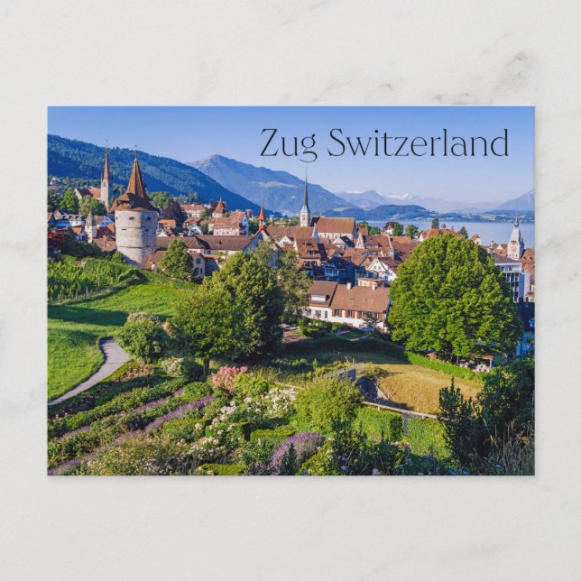 Zug Switzerland Postcard (Front)