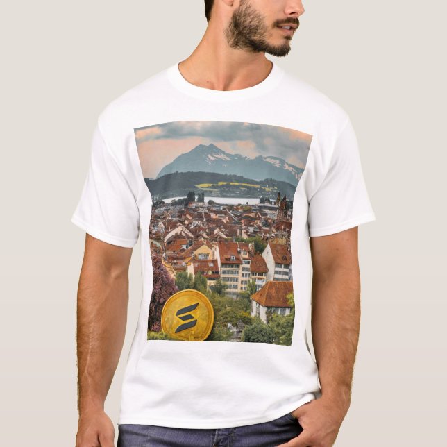 Zug, Switzerland* SOLANA * Birth consent  T-Shirt (Front)