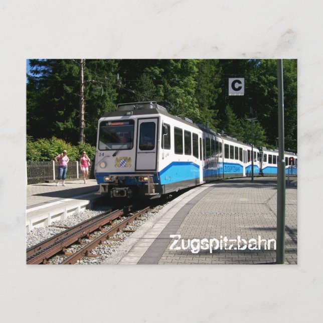Zugspitzbahn Postcard (Front)