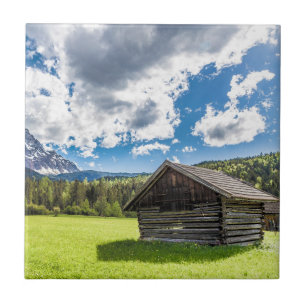 Zugspitze Alm Panorama Garmisch-Partenkirchen Post Tile