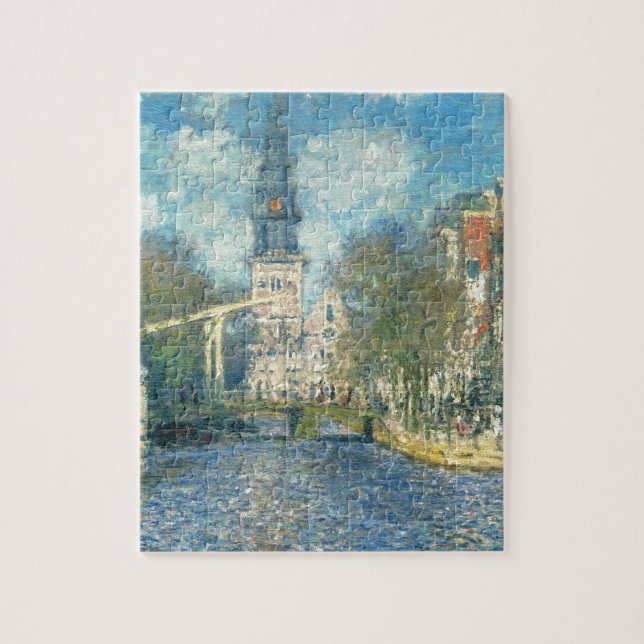 Zuiderkerk in Amsterdam by Claude Monet Jigsaw Puzzle (Vertical)