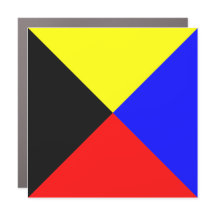 Zulu ICS Maritime Signal Flag