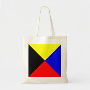 Zulu ICS Maritime Signal Flag Tote Bag